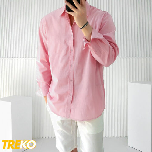 Solid Shirt - Baby pink