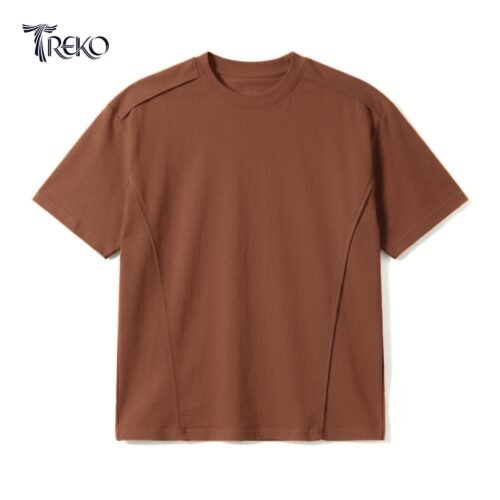Men’s Half Sleeve Sport T-Shirt - Brown