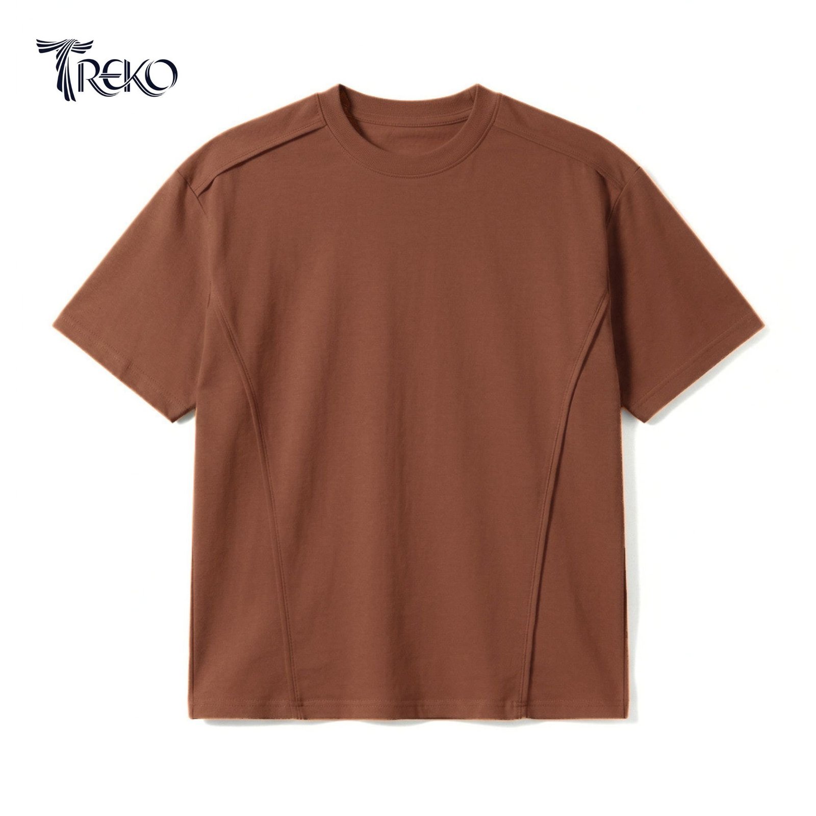 Men’s Half Sleeve Sport T-Shirt - Brown