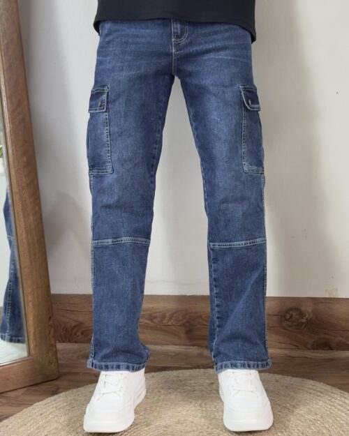Sky Fade Baggy Denim Pant - Image 2