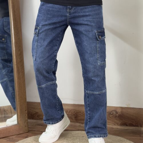Sky Fade Baggy Denim Pant