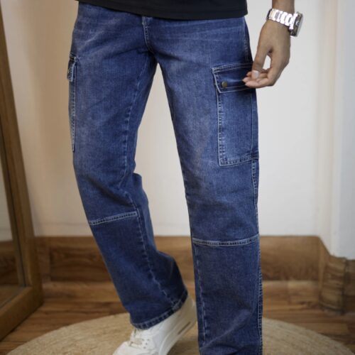 Midnight Blue Baggy Denim Pant