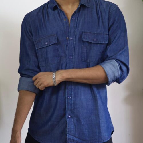 MIDNIGHT INDIGO DENIM SHIRT