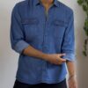 SKY WASH DENIM SHIRT