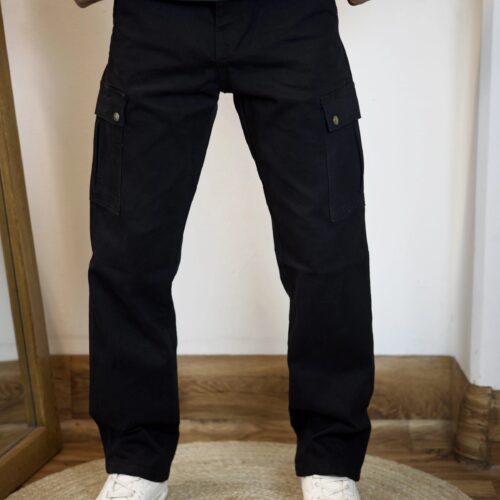 Jett Black Baggy Denim Pant