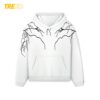 Baggy Thunder Hoodie - White