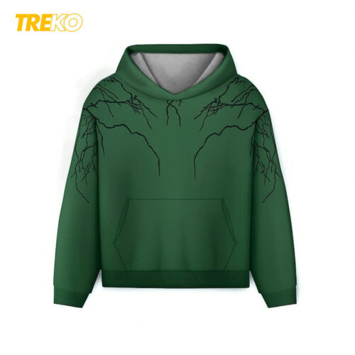 Baggy Thunder Hoodie - Green