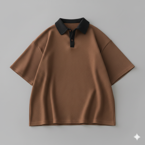 Contrast Coller Polo Brown