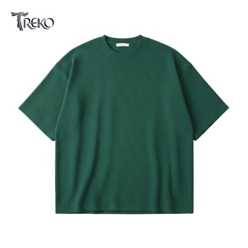 OVERSIZED DROP SHOULDER T-SHIRT - BOTTLE GREEN