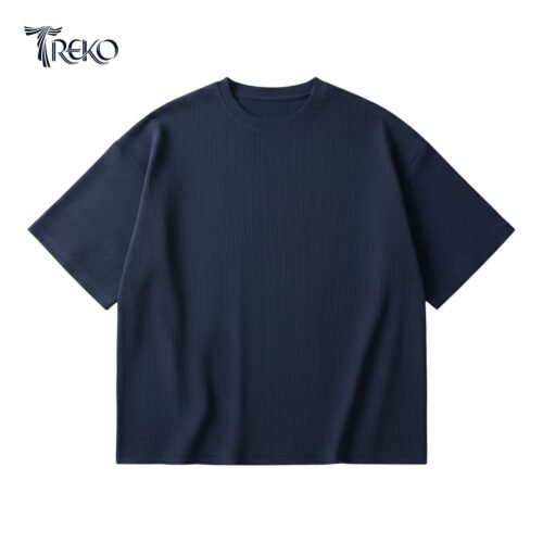 OVERSIZED DROP SHOULDER T-SHIRT – NAVY BLUE