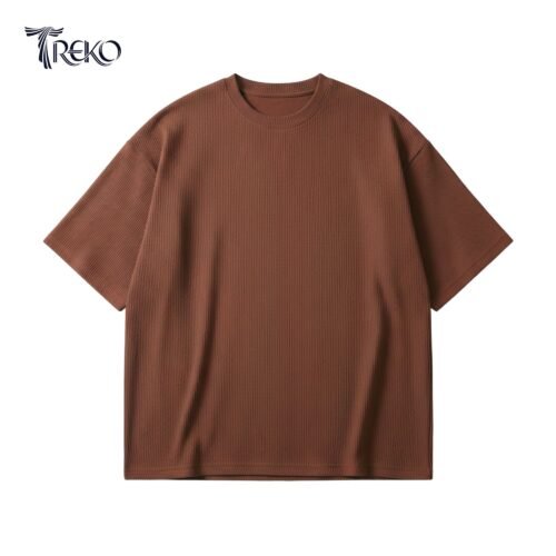 OVERSIZED DROP SHOULDER T-SHIRT – COFFEE