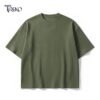 OVERSIZED DROP SHOULDER T-SHIRT – OLIVE