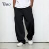 BASIC BAGGY TROUSER - BLACK