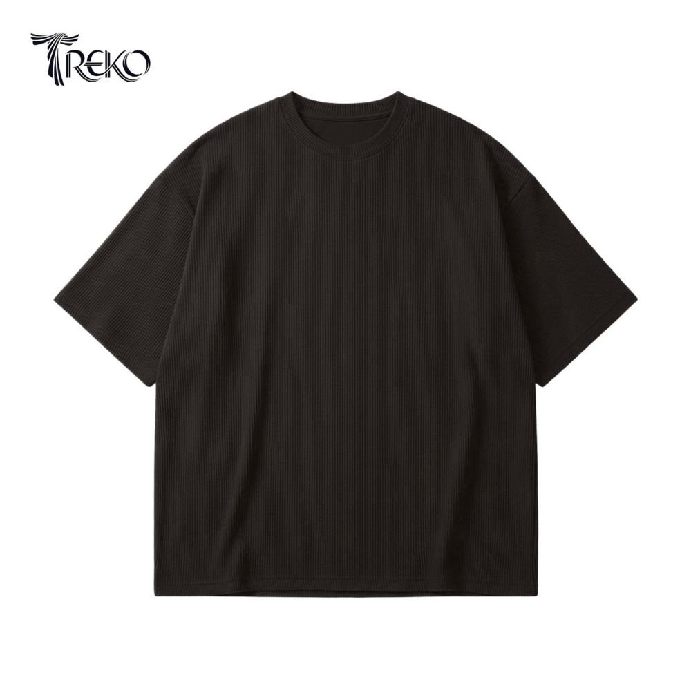 OVERSIZED DROP SHOULDER T-SHIRT – CHOCOLATE BROWN