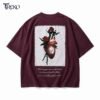 HEART OF DEFIANCE PATCH TEE MAROON