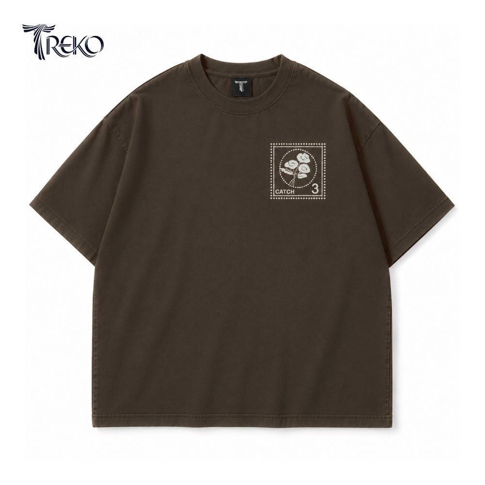 WILD CATCH TEE - WALNUT BROWN - Image 2