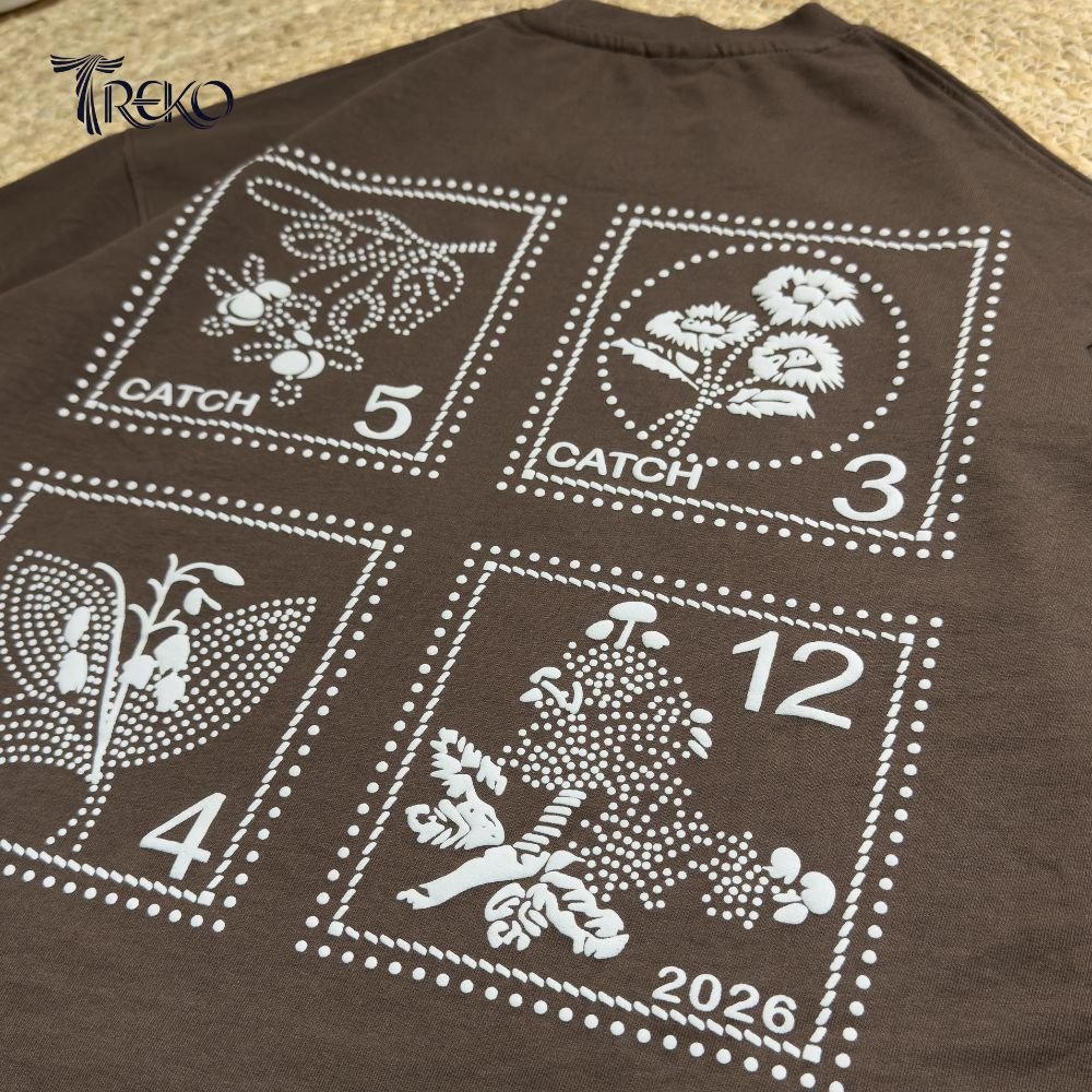 WILD CATCH TEE - WALNUT BROWN - Image 4