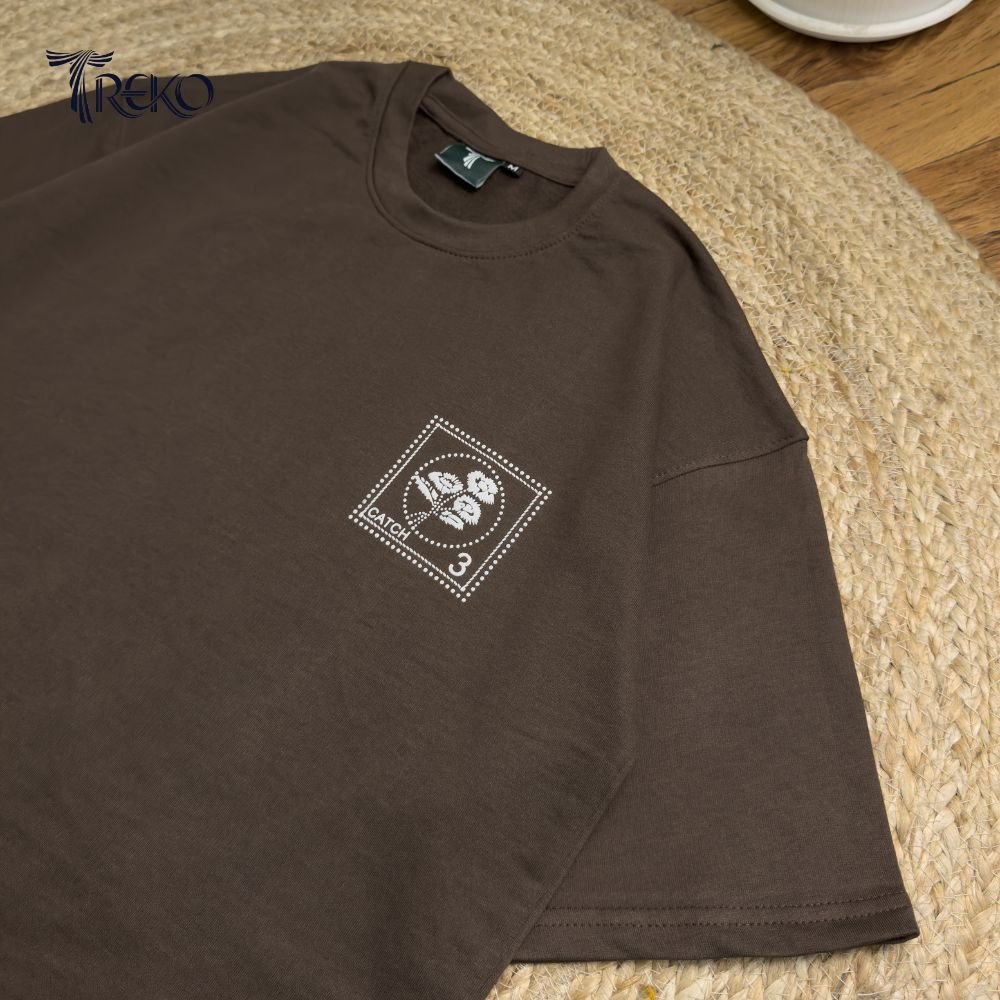 WILD CATCH TEE - WALNUT BROWN - Image 7