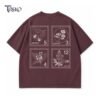 WILD CATCH TEE - MUTED MAROON