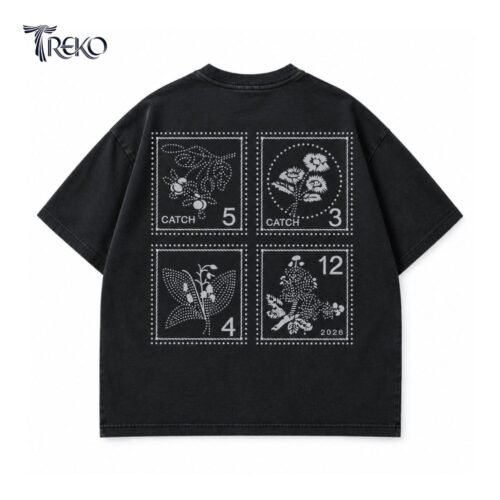 WILD CATCH TEE - BLACK