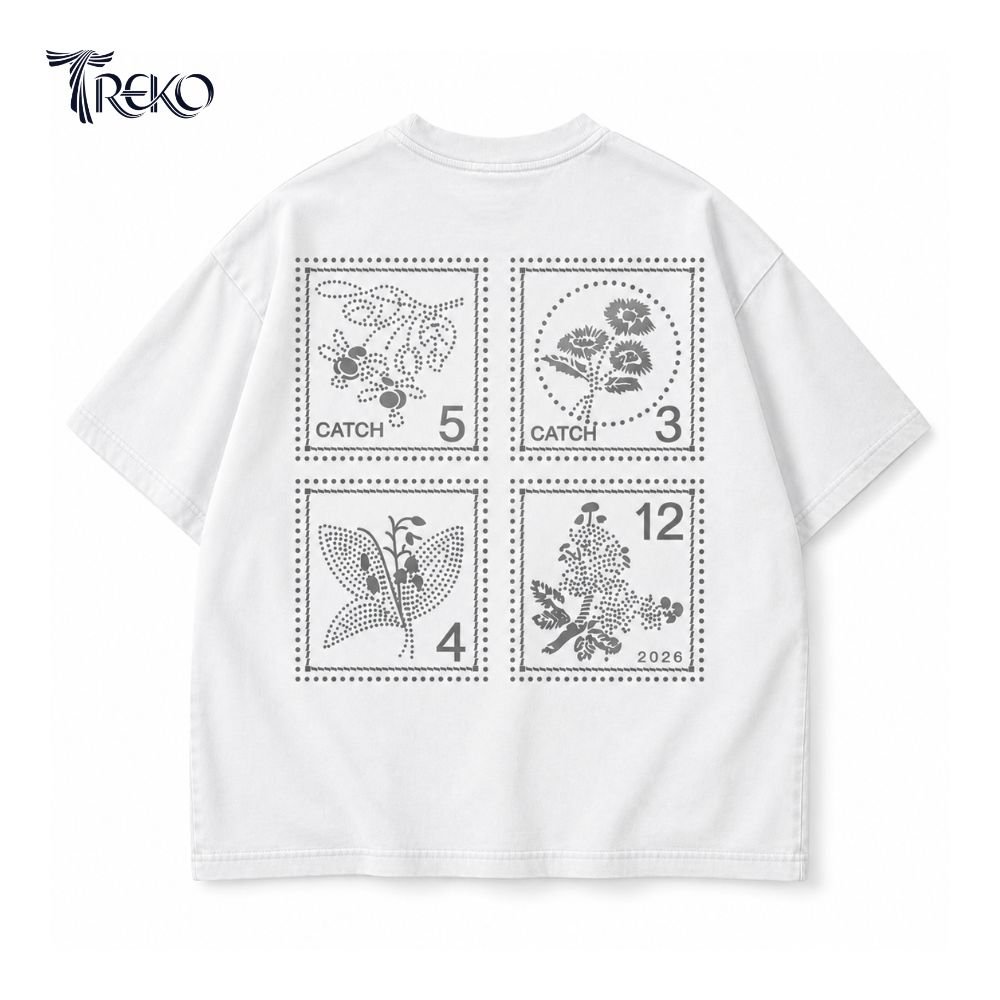 WILD CATCH TEE - WHITE