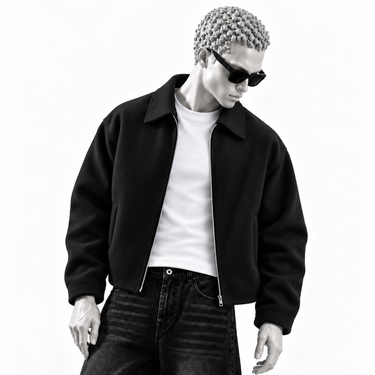 Fleece Jacket - Black